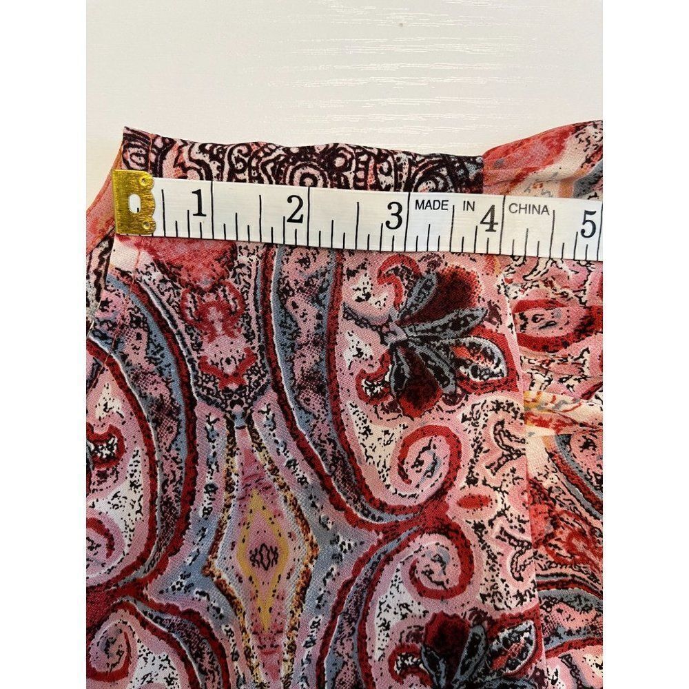Anthropologie Raga Woman's Medium Evalona Paisley Top - Picture 8 of 9